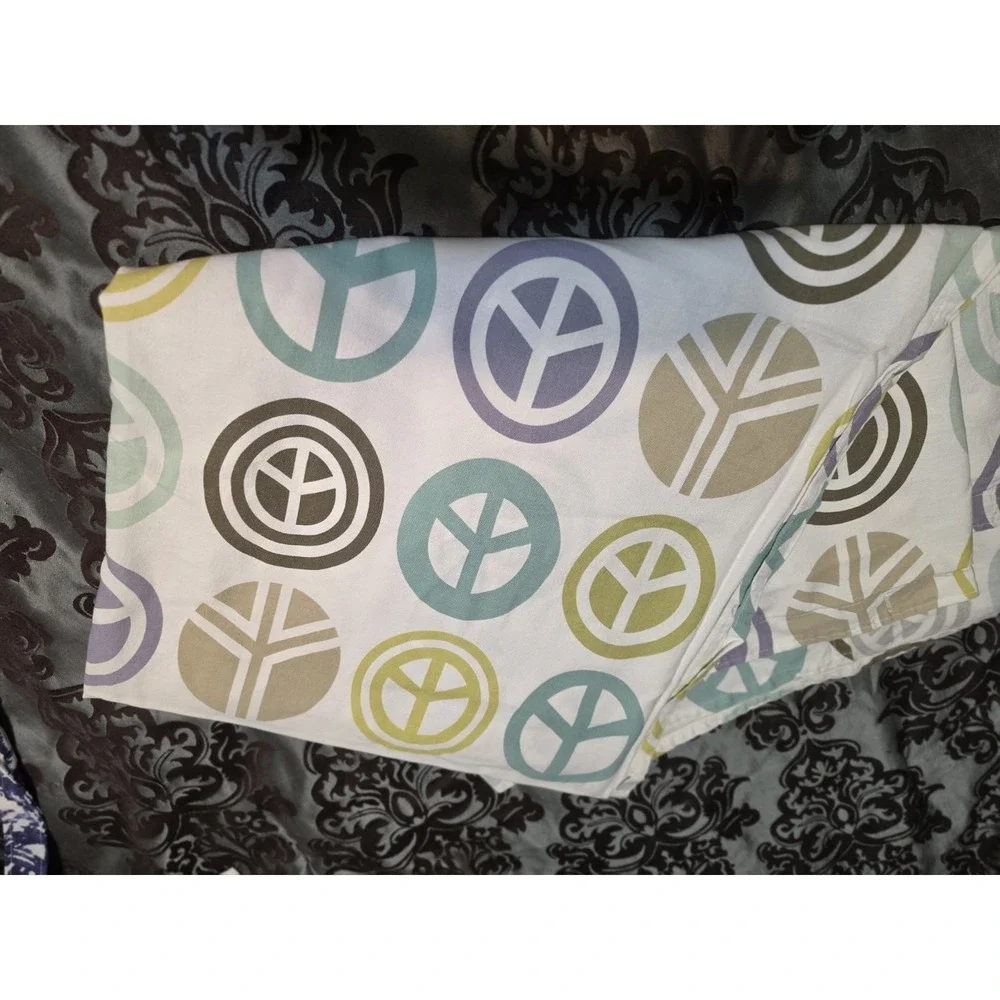 Free Spirit Peace Sign Shower Curtain